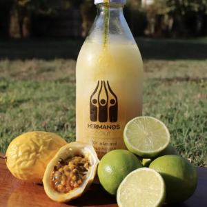 Pisco Sour Artesanal Hermanos Sour Maracuya 1 litro
